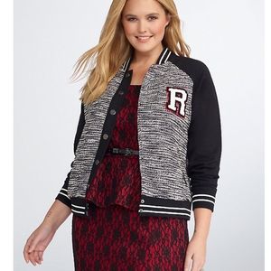 Torrid Rebel Wilson Letterman Bomber Jacket